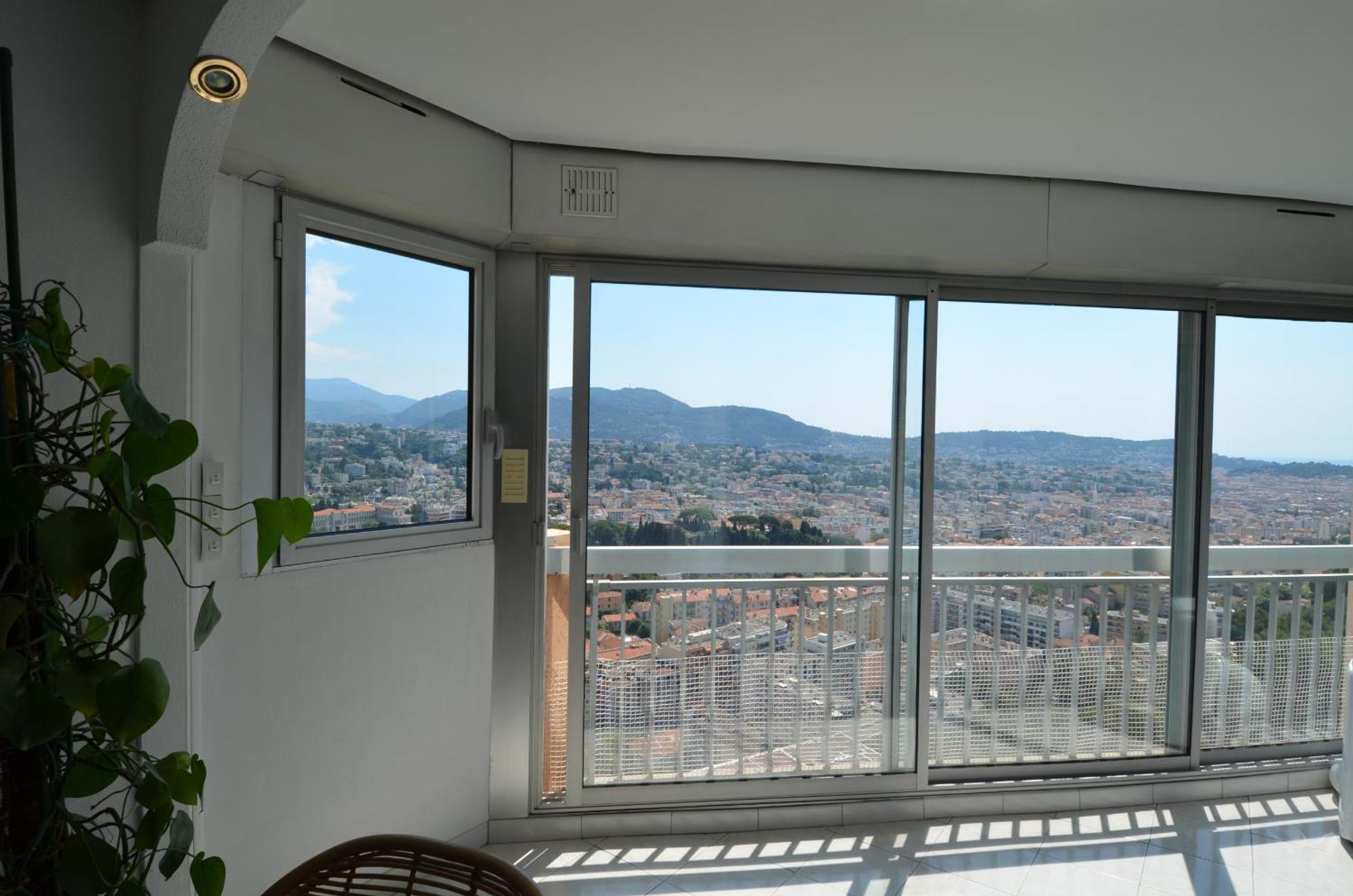 Appartement vue panoramique avec piscine pour 6 personnes à Nice quartier Pessicart Exterior foto